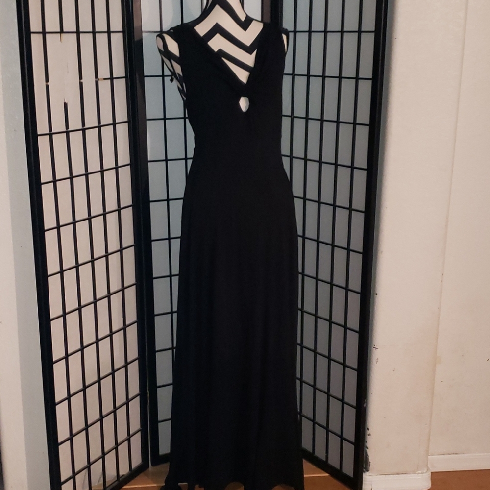 Black sleeveless   long dress from Boston  Proper